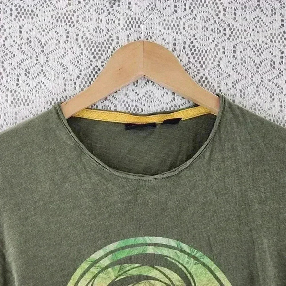 O'Neill Green Graphic Short Sleeve T Shirt Men's S/P - Picture 4 of 9